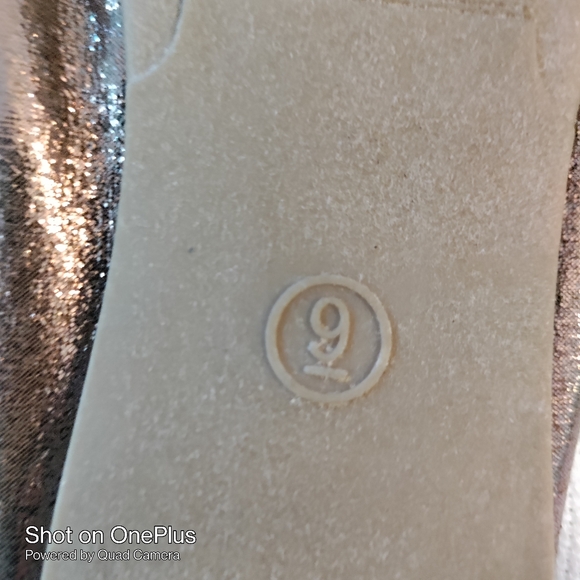 Fall Creek 🎁 Metallic Bronze size 9 walking shoes ballet shoes lightweight NWOT - Picture 6 of 6